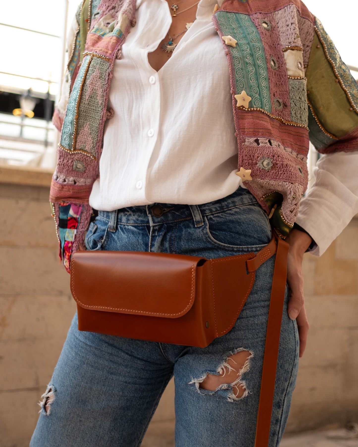 Minimalist Çapraz Askılı Çanta